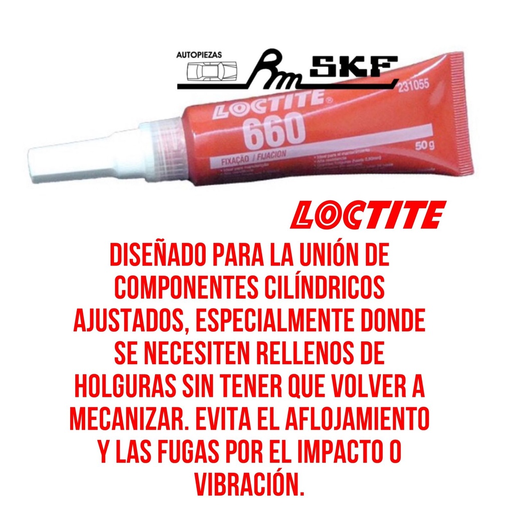 FIJACION CIL. GRIS 660x50g — LOCTITE