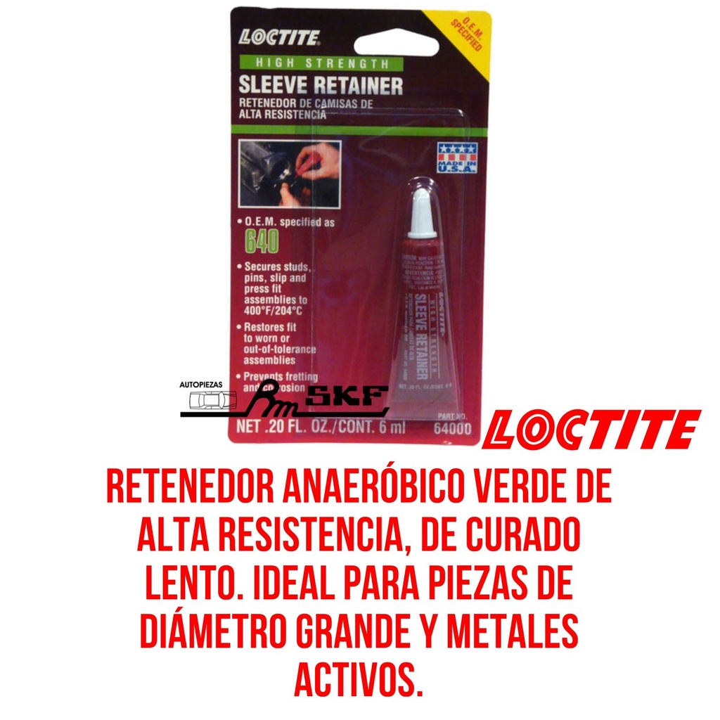 FIJACION CIL.640x6ml — LOCTITE