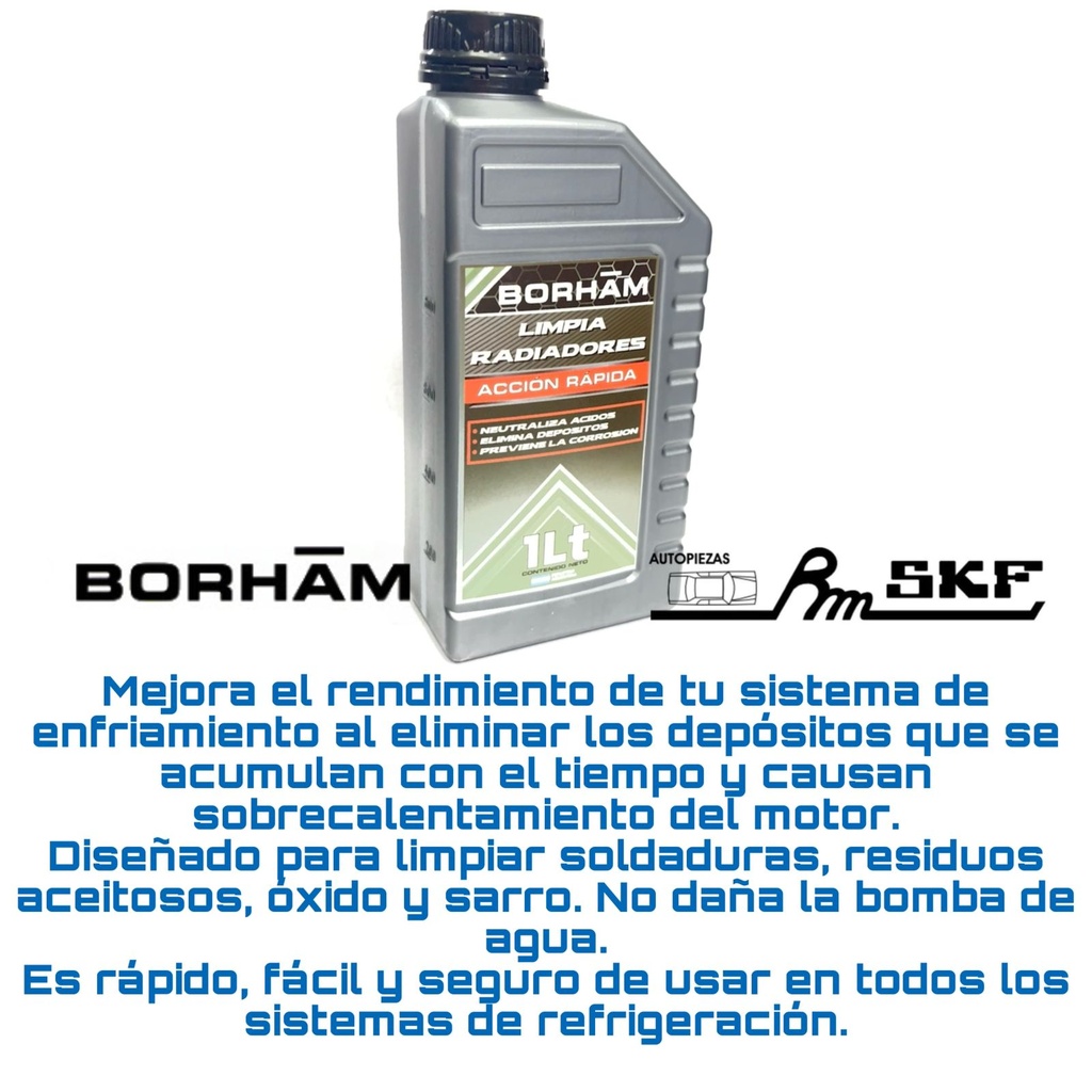 LIMPIA RADIADORES x 1L — BORHAM