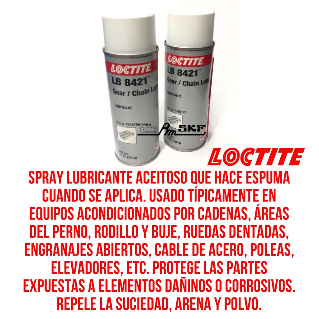 LUBRICANTE CADENAS GEAR CHAIN — LOCTITE