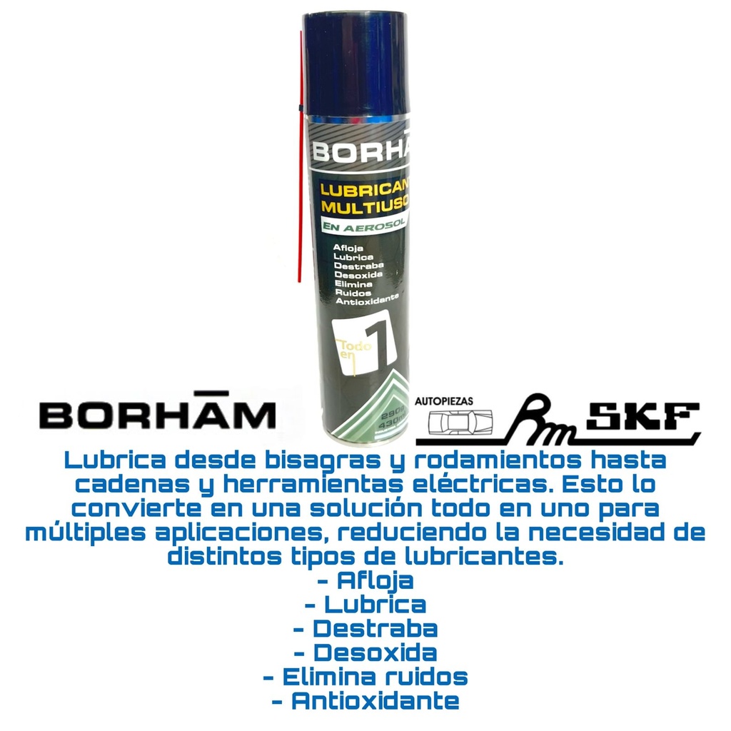 LUBRICANTE MULTIUSO AERx430ml — BORHAM