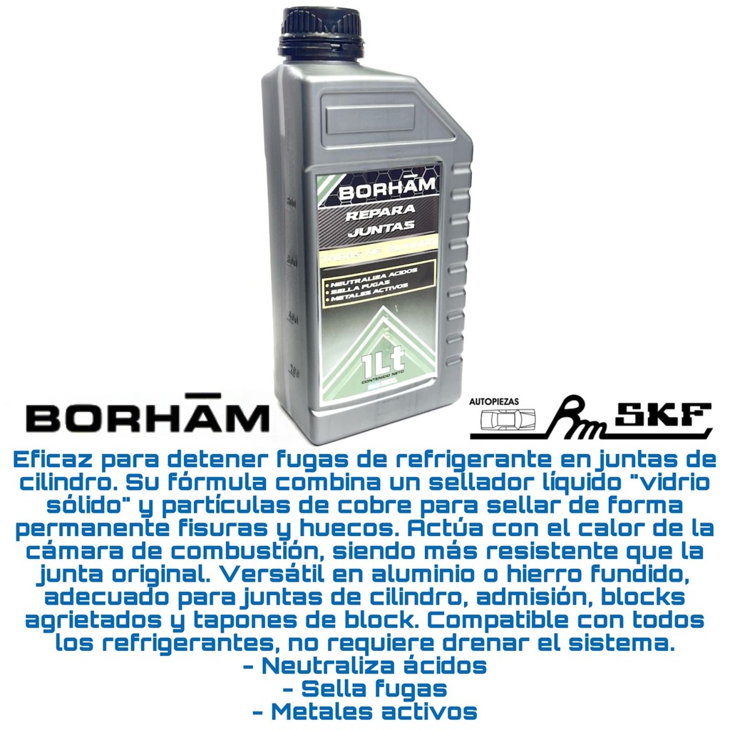 SELLA JUNTAS TAPA CLINDROS x 1L — BORHAM