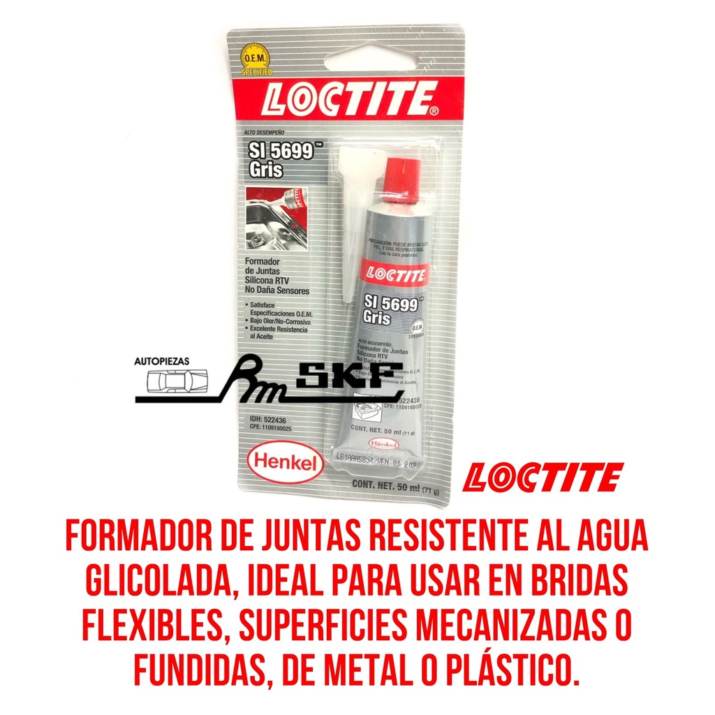 SILICONA ULTRA GREY 5699x50ml