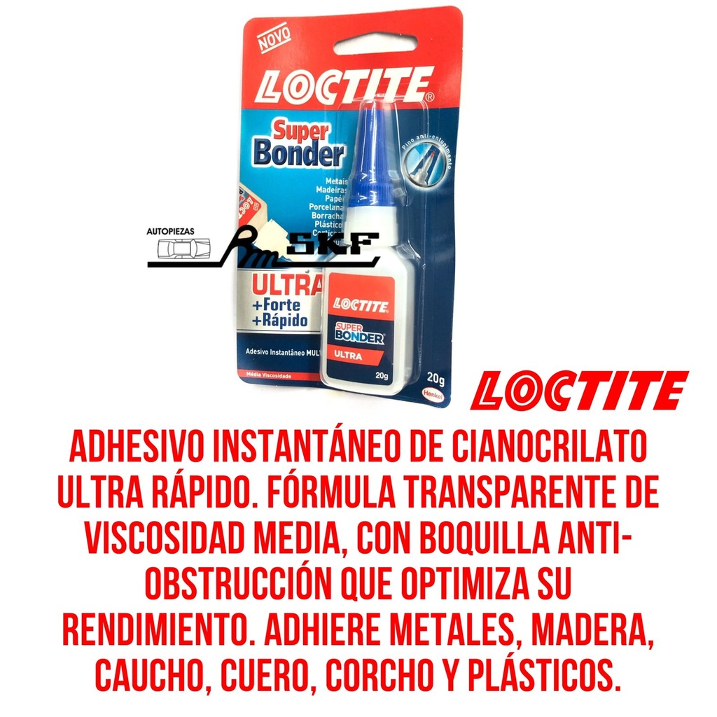 SUPER BONDER 20gr — LOCTITE