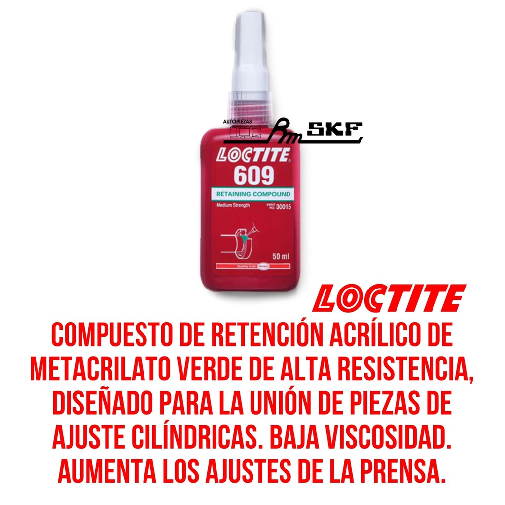 TRABA BUJES 609x50ml — LOCTITE