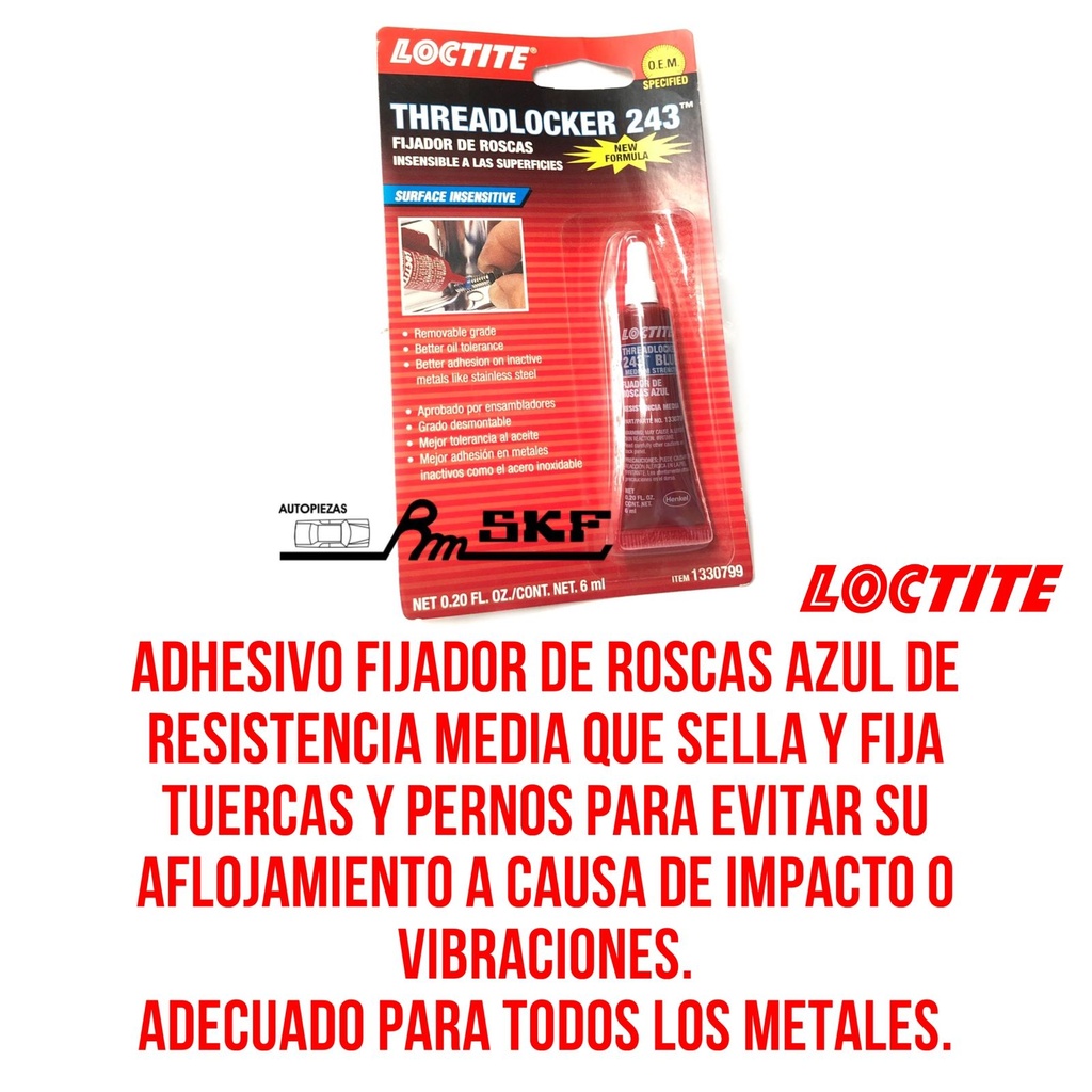 TRABAROSCAS 243x6ml