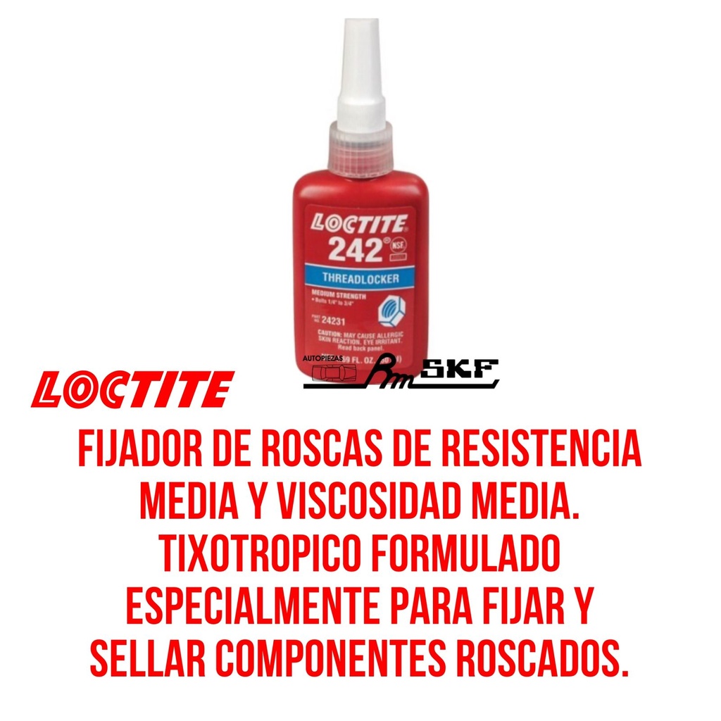 TRABAROSCAS AZUL 242x50gr — LOCTITE